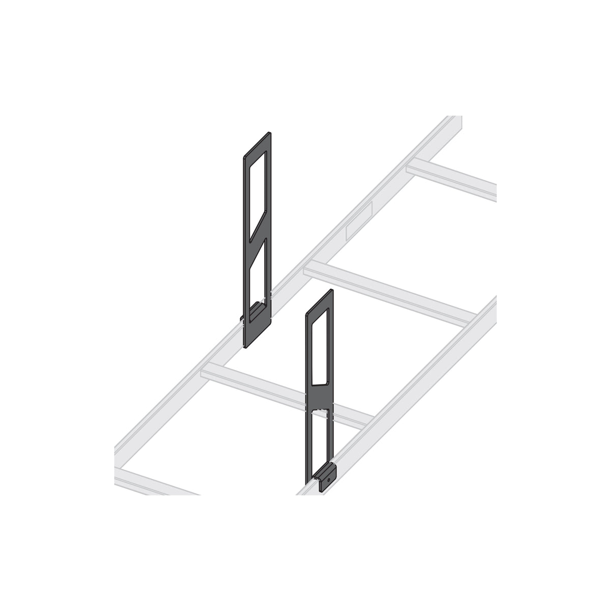 Middle Atlantic CLH-SS-12-2 12"H SIDE STAND-OFF,2PC
