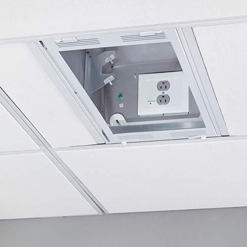 Chief CMS491P2 CEILING STORAGE BOX 1X2 W/POWER