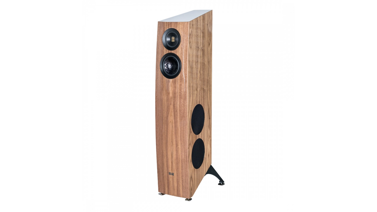 Elac 7" Concentro S 509 Floorstanding Speaker - Gloss Walnu, Each