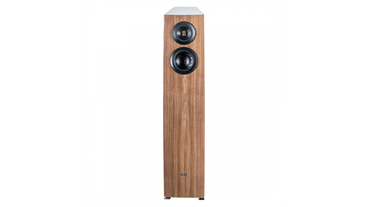 Elac 7" Concentro S 509 Floorstanding Speaker - Gloss Walnu, Each