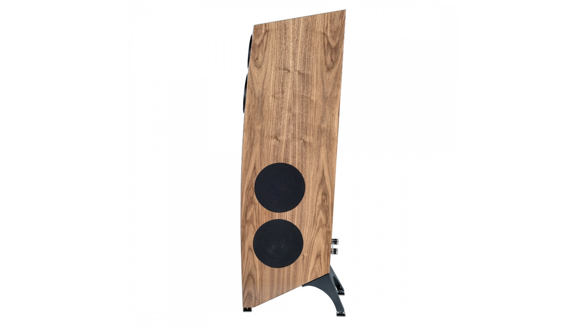 Elac 7" Concentro S 509 Floorstanding Speaker - Gloss Walnu, Each