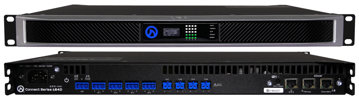 LEA CS164D Smart AMP | 4 Channels | 160 Watts Per Channel