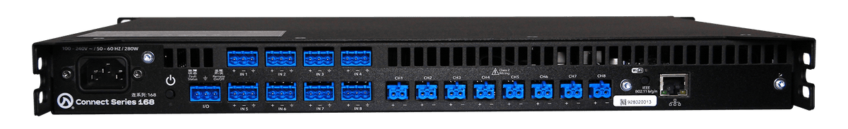 LEA CS168 Smart AMP | 8 Channels | 160 Watts Per Channel