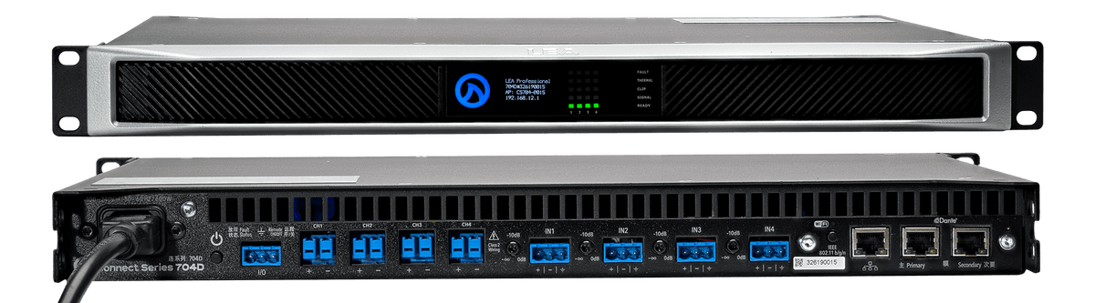 LEA CS704D-G Smart AMP | 4 Channels | 700 Watts Per Channel