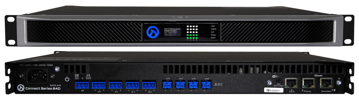 LEA CS84D Smart AMP | 4 Channels | 80 Watts Per Channel