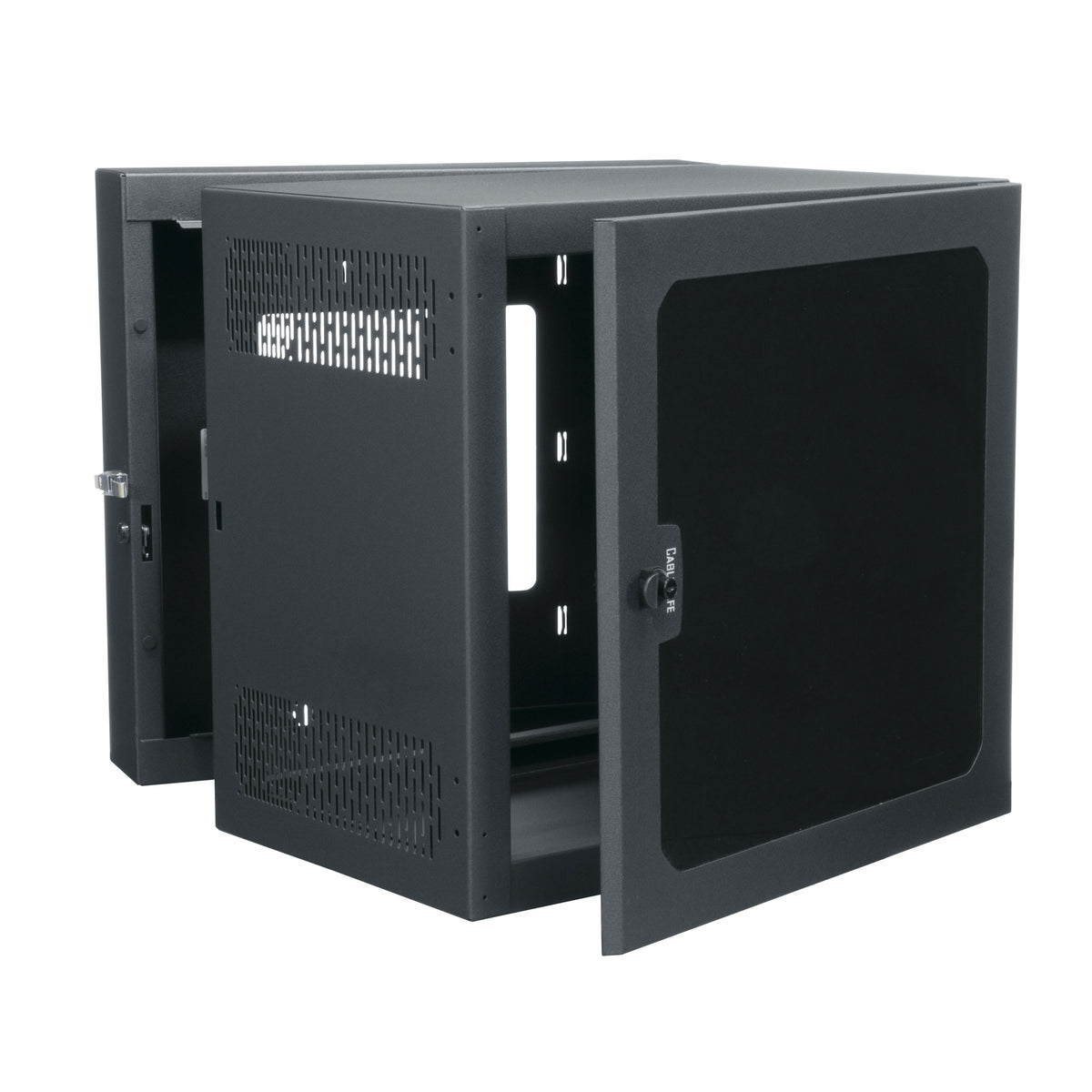 Middle Atlantic CWR-12-30VD4 2'DATA WALL CAB,DEEP VENTED DOOR,30"DEEP
