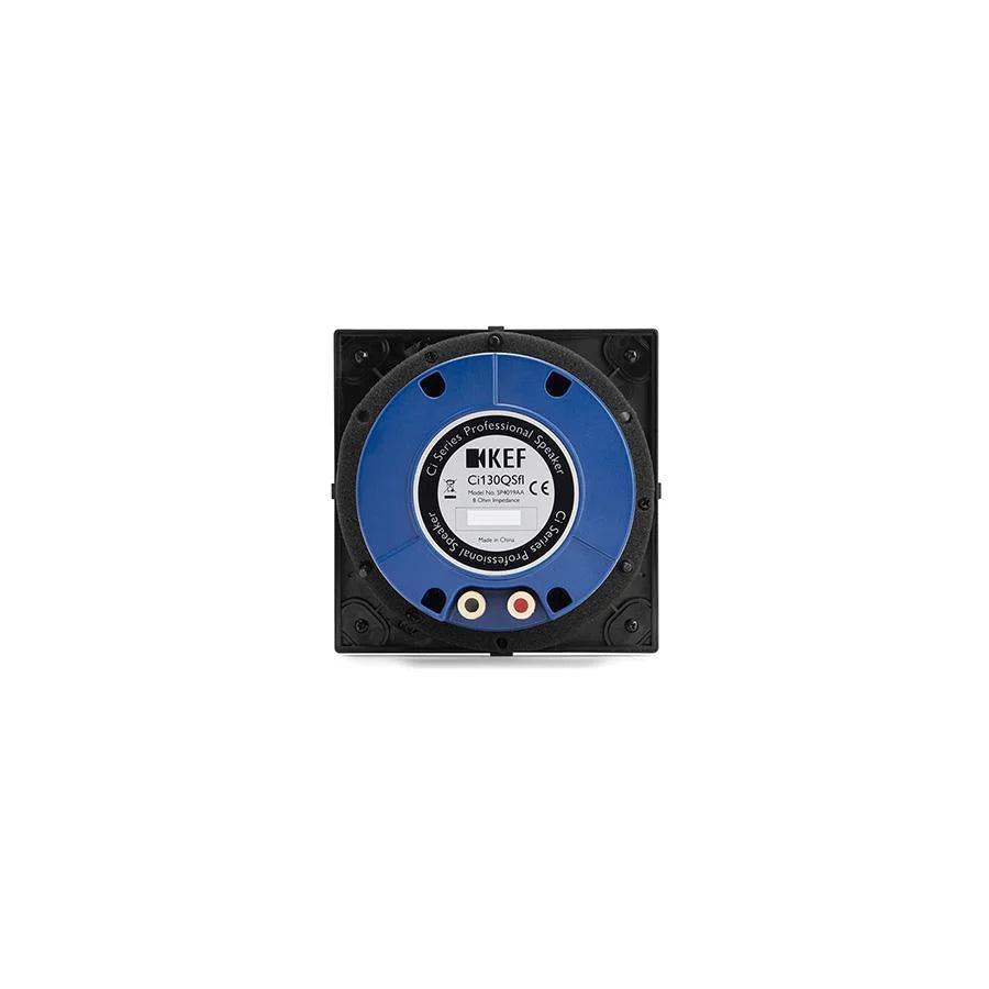 Kef Ci130QSfl Uni-Q Flush Mounted 5.25" Square Speaker White, Each