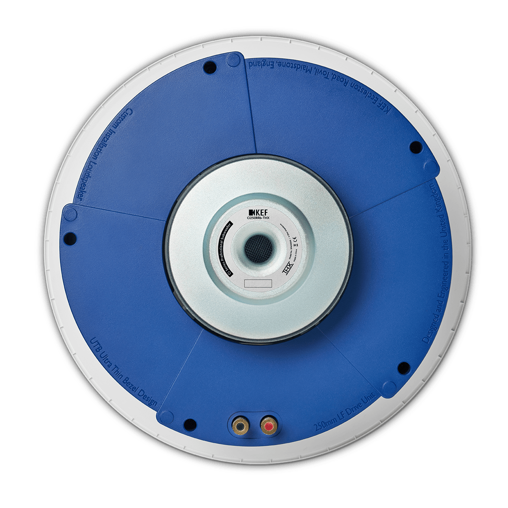 Kef  Ci250RRb-THX 10" In-Ceiling subwoofer THX White, Each
