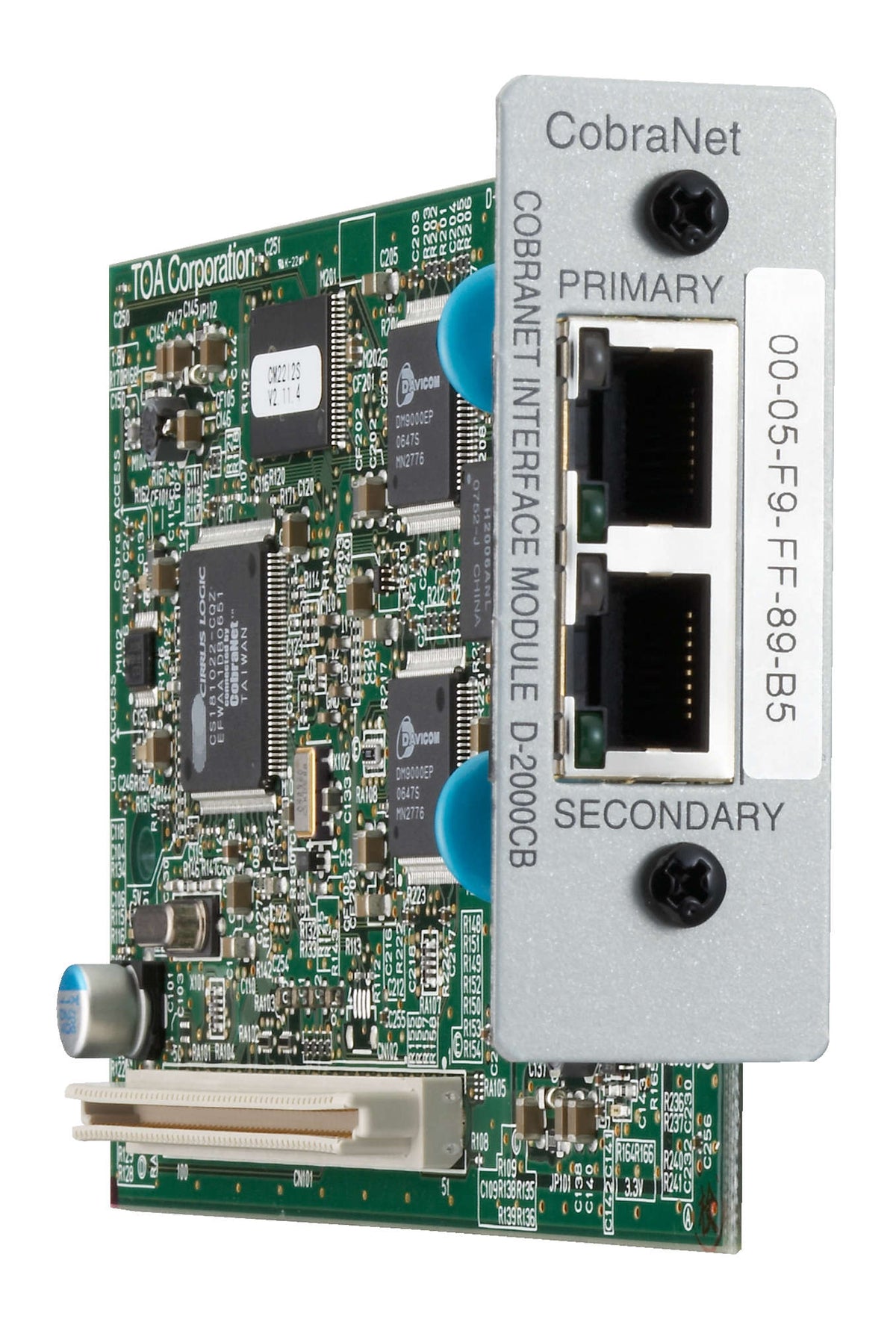 TOA D-2000CB Cobra Net In/Out Module for D-2008SP DSP