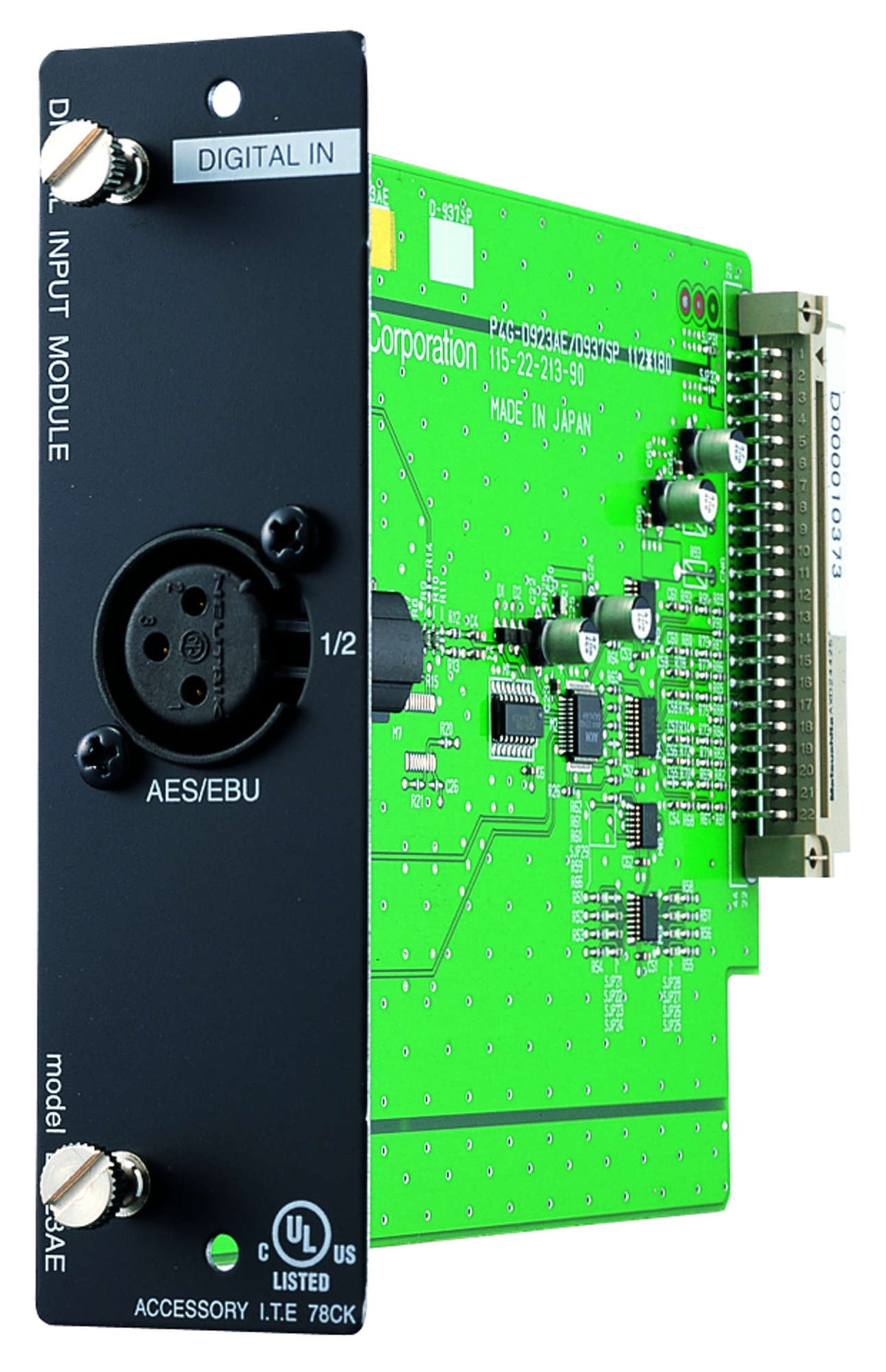TOA D-923AE D-901 Series Digital Input Module (AES/EBU)