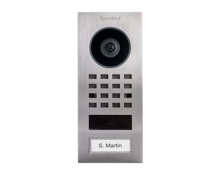 Doorbird 423866751 D1101V Surface-mount IP Video Intercom Stainless Steel V4A
