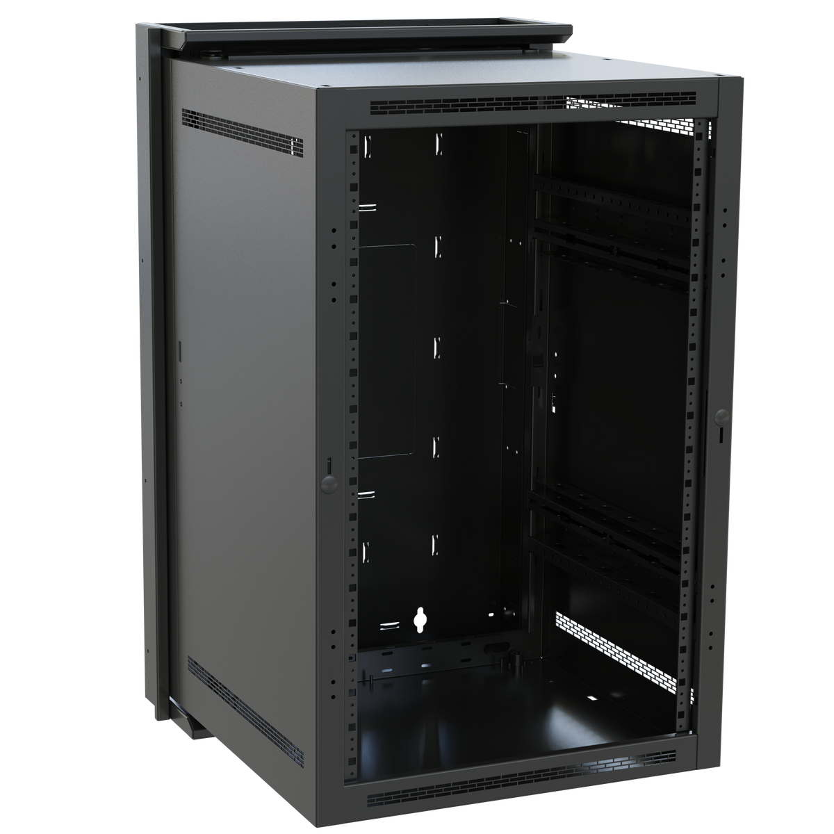 Middle Atlantic DWR-18-32 18SP/32D WALL RACK,BLACK