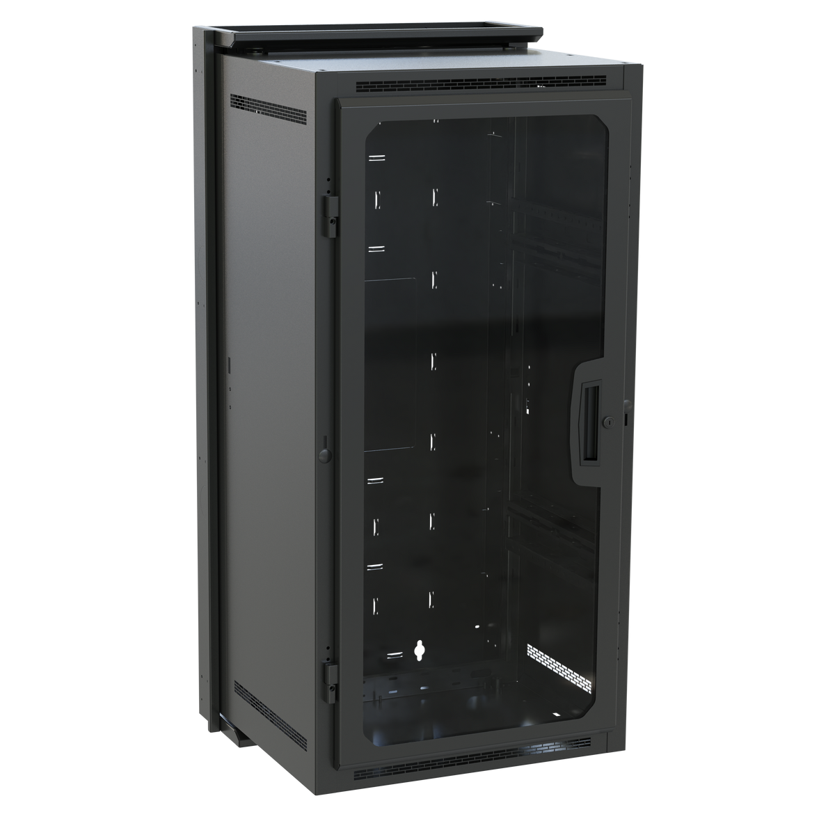 Middle Atlantic DWR-24-17PD 24SP/17D WALLRACK W/PLEXI