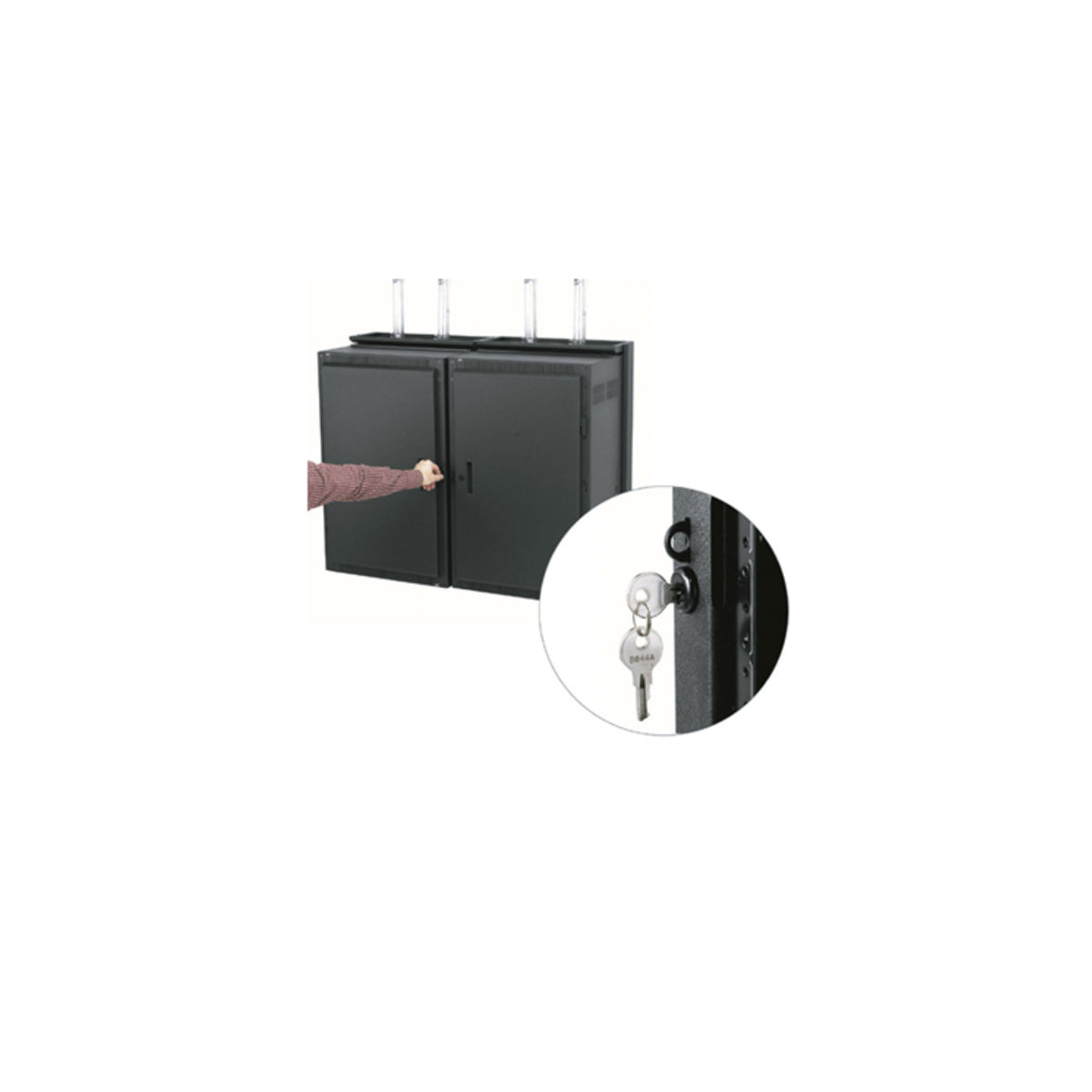 Middle Atlantic DWRSR-ZL DWR/SR ZERO CLEAR LATCH