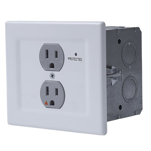 Chief EGX-SF2 WALL OUTLET POWER / SURGEX SINGLE GANG