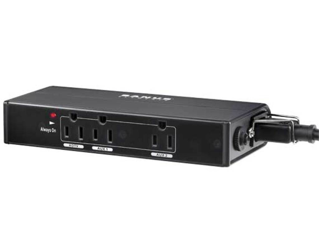 Sanus ELM205-B1 Slim Power Conditioner and Surge Protector