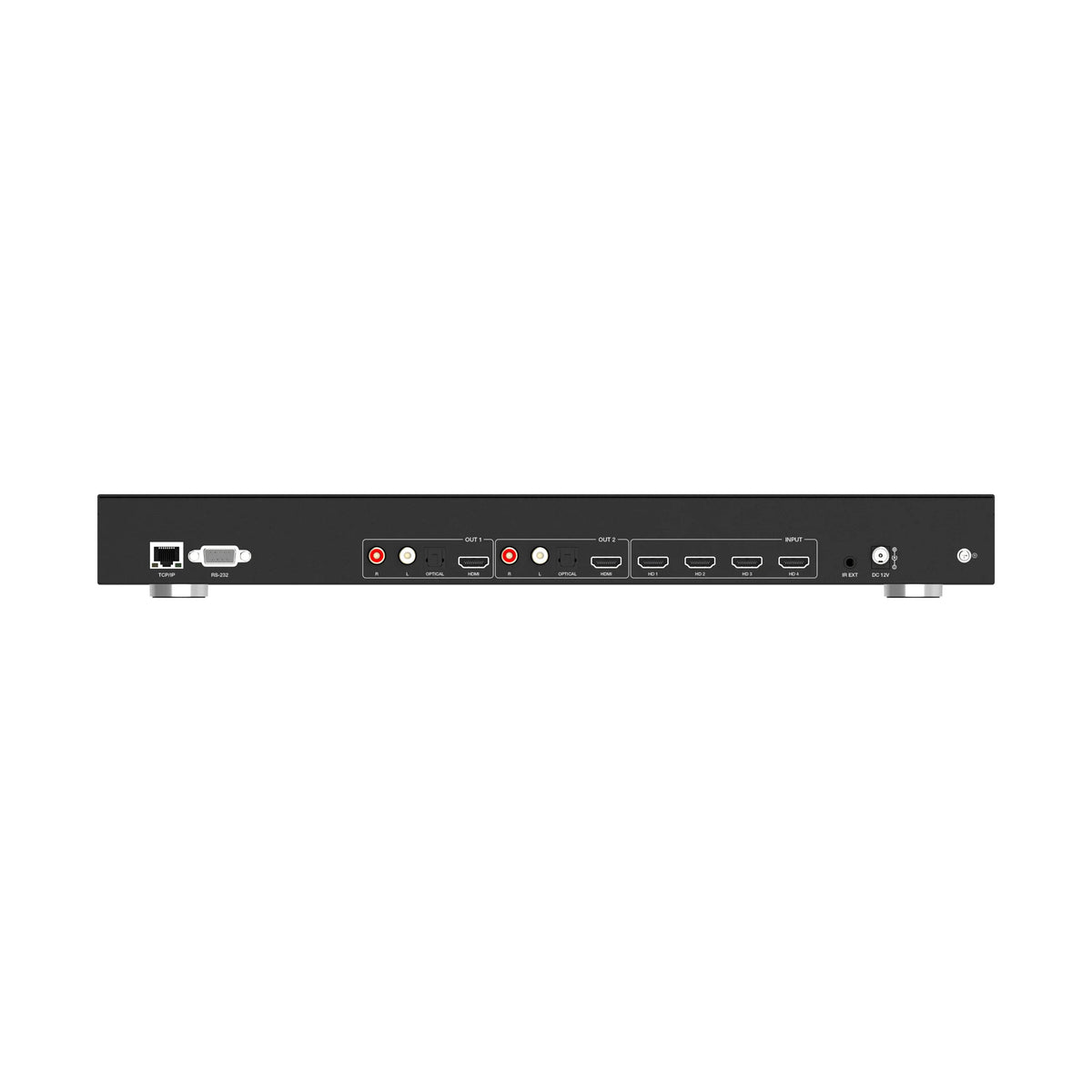 Evolution 4K 4×2 Seamless Audio and Video Matrix with Multiview