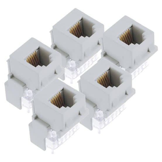 On-Q F9042WHV1 KEY: RJ-25 6WIRE TELEPHN INSERT WHITE