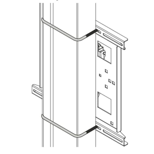Chief FCAVCSU80 8" Square U-Bolts