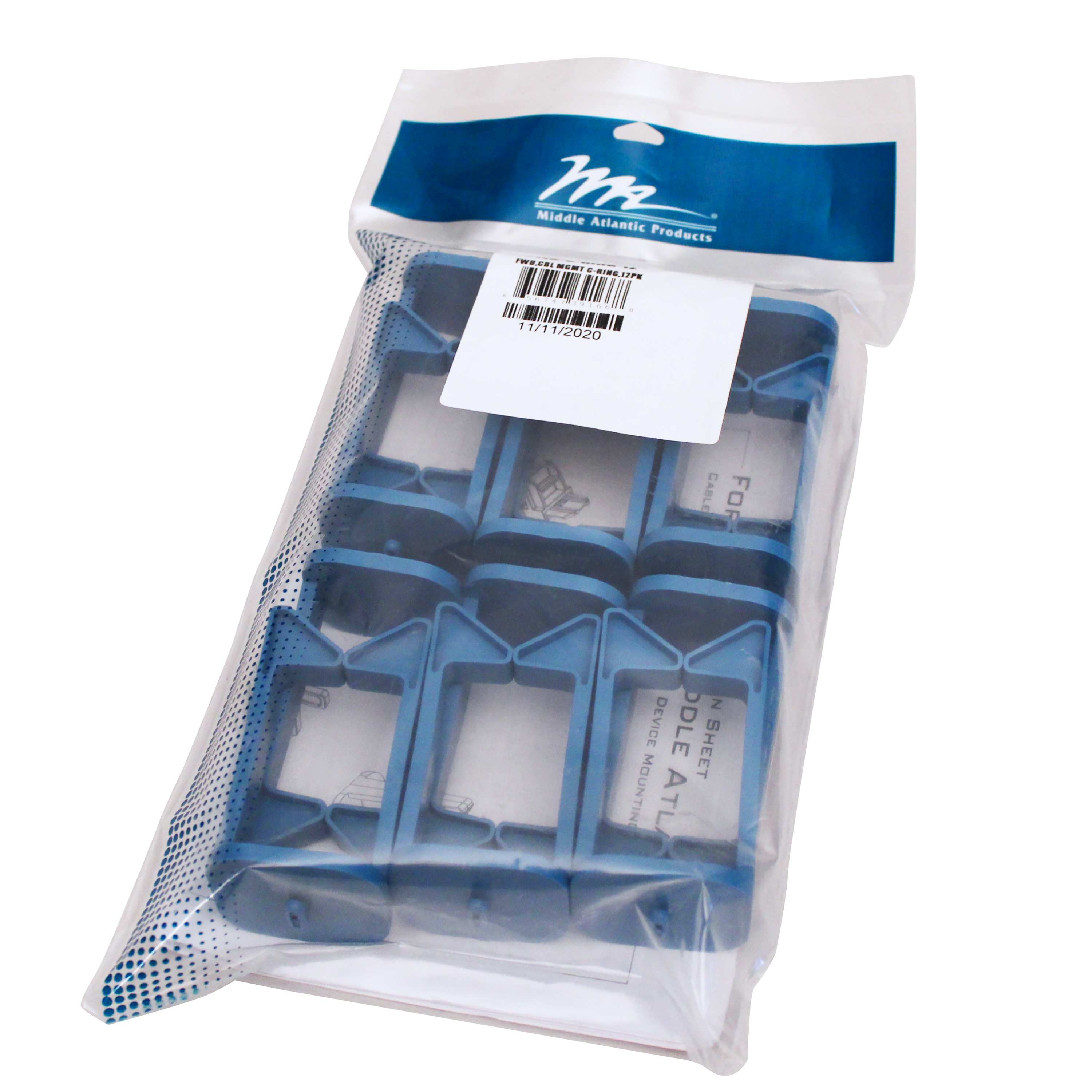 Middle Atlantic FWD-C-RING-12 FWD,CBL MGMT C-RING,12PK