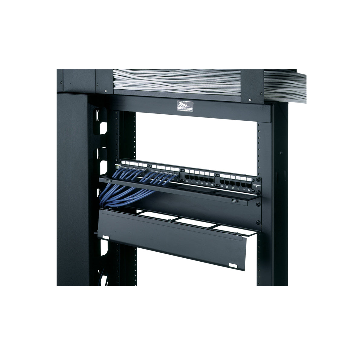 Middle Atlantic HHCM-2 2SP HINGED HORIZ CABLEMGR