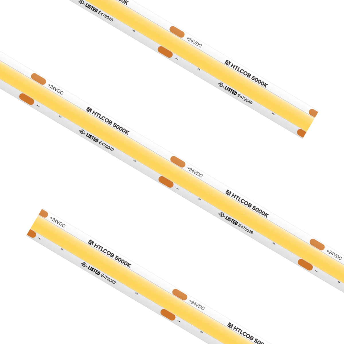 Proluxe PLX-HTL54-COB-50K-24V-CC CUSTOM CUT HTL COB TAPE LIGHT, IP54, 1.96" CUT INCREMENT, 5000K, 4.5W/FT