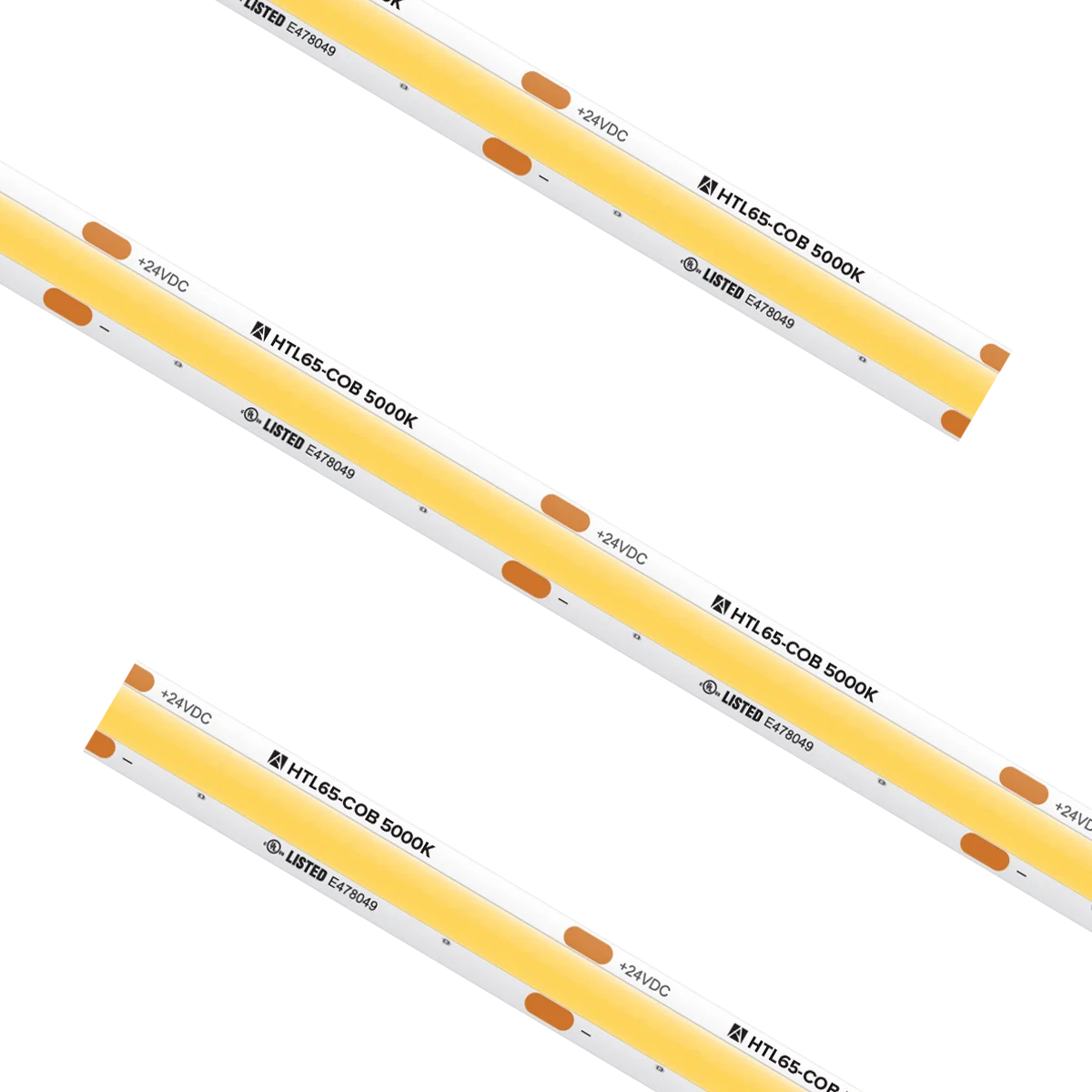 Proluxe PLX-HTL65-COB-CW-CC CUSTOM CUT HTL COB TAPE LIGHT, IP65, 1.96" CUT INCREMENT, 5000K, 4.5W/FT