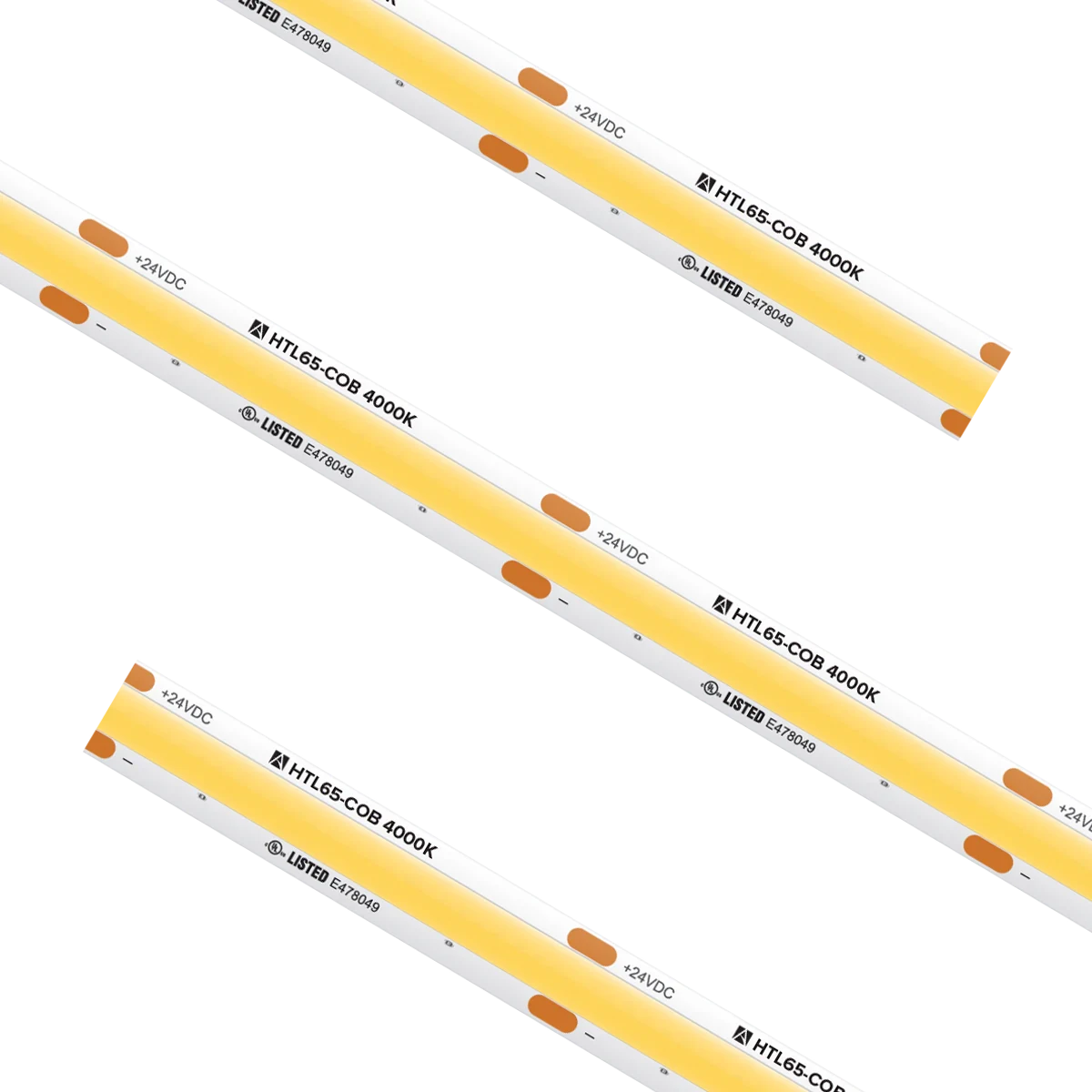 Proluxe PLX-HTL65-COB-40K-24V-16 16.4FT REEL HTL COB TAPE LIGHT, IP65, 1.96" CUT INCREMENT, 4000K, 4.5W/FT