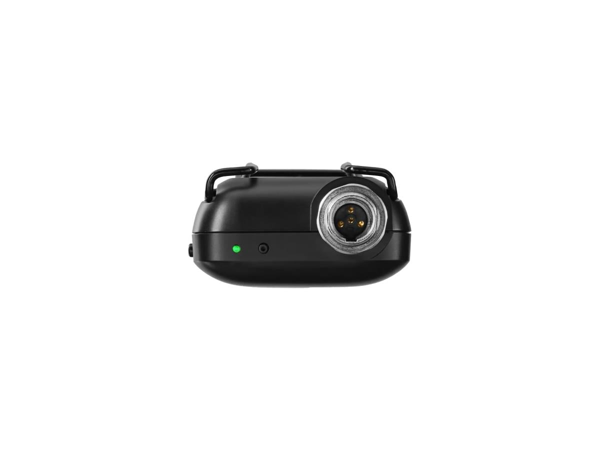 Shure MXW1X/O=-Z10 Bodypack Transmitter with Integrated Omnidirectional Microphone, 4-Pin Mini Connector (TA4M), B/W matrix LC-Display, USB-C charging port, audio