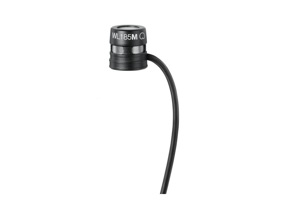 Shure WL185MB/C-TQG 1 cm Condenser Lavalier for Speech Applications