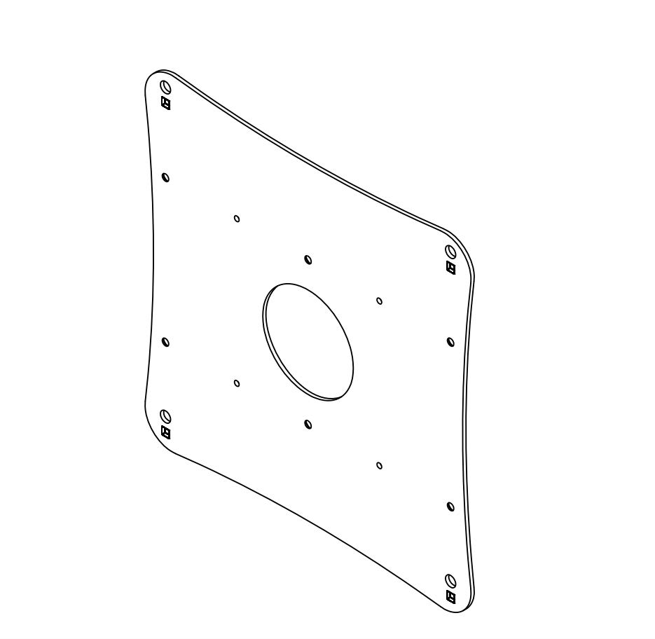 Chief JSB210B J-SERIES 200X200 VESA INTERFACE