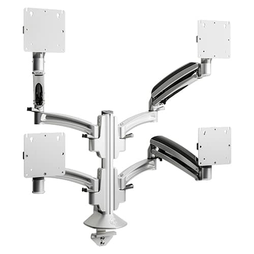 Chief K1C420S K1 CLMN MNT 4 DISP DUAL 2L ARMS, SLV