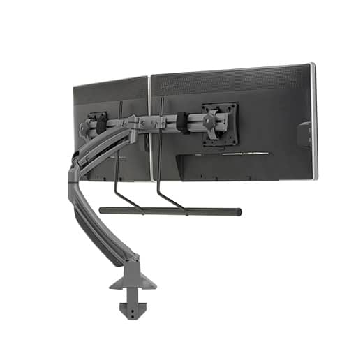 Chief K1D22HB K1 DESK MNT DUAL DISP 2L ARM H-ARRAY,BLK