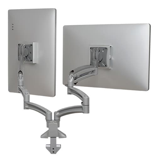 Chief K1D230S K1 DESK  MNT DUAL DISPLAY 3L ARM, SLV