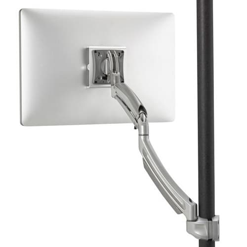 Chief K1P120S K1 POLE MNT SINGLE DISPLAY 2L ARM, SLV