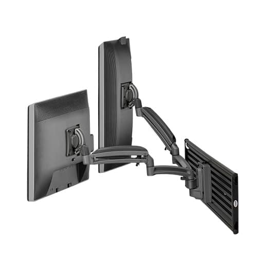 Chief K1S220B K1 SLAT MNT DUAL DISP DUAL 2L ARMS, BLK