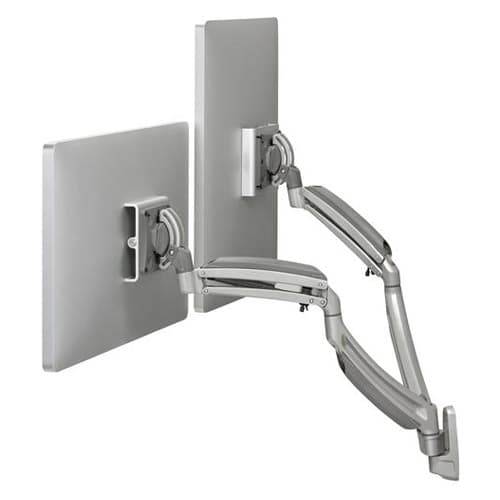 Chief K1W220S K1 WALL MNT DUAL DISP DUAL 2L ARMS, SLV