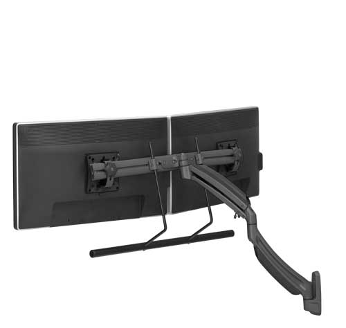 Chief K1W22HB K1 WALL MNT DUAL DISP 2L ARM H-ARRAY,BLK