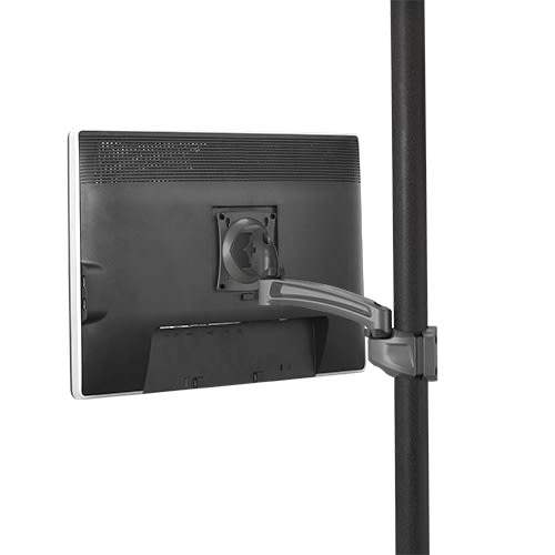 Chief K2P110B K2 POLE MNT SINGLE DISPLAY 1L ARM, BLK