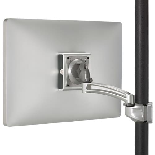 Chief K2P110S K2 POLE MNT SINGLE DISPLAY 1L ARM, SLV