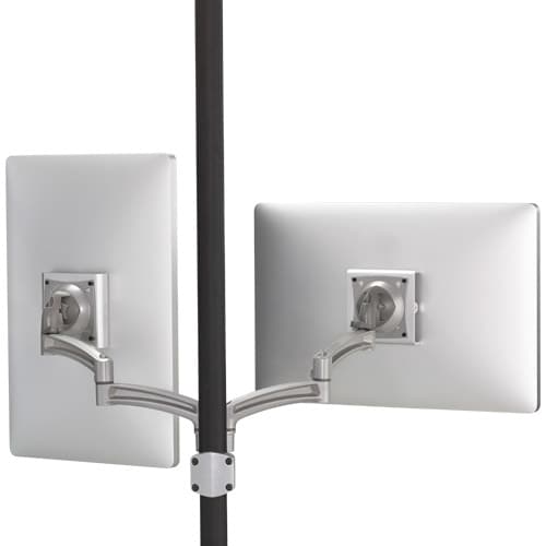 Chief K2P220S K2 POLE MNT DUAL DISP DUAL 2L ARMS, SLV