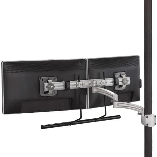 Chief K2P22HS K2 POLE MNT DUAL DISP 2L ARM H-ARRAY,SLV
