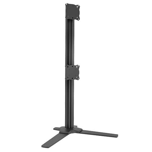 Chief K3F120B ADJ ARRAY DUAL (1X2) TABLE STAND, BLK