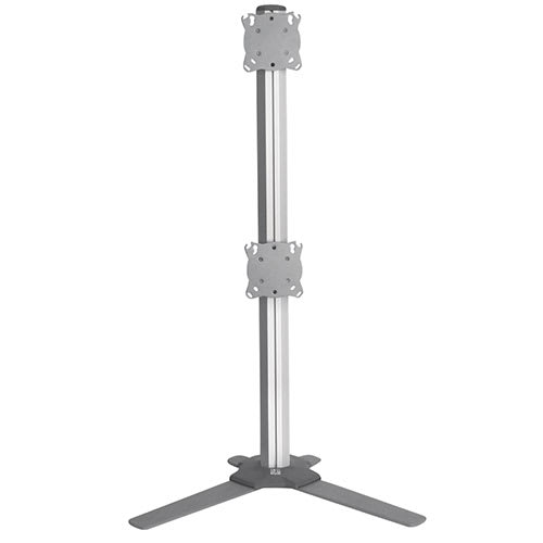 Chief K3F120S ADJ ARRAY DUAL (1X2) TABLE STAND, SLV