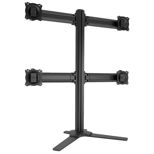 Chief K3F220B ADJ ARRAY QUAD (2X2) TABLE STAND, BLK