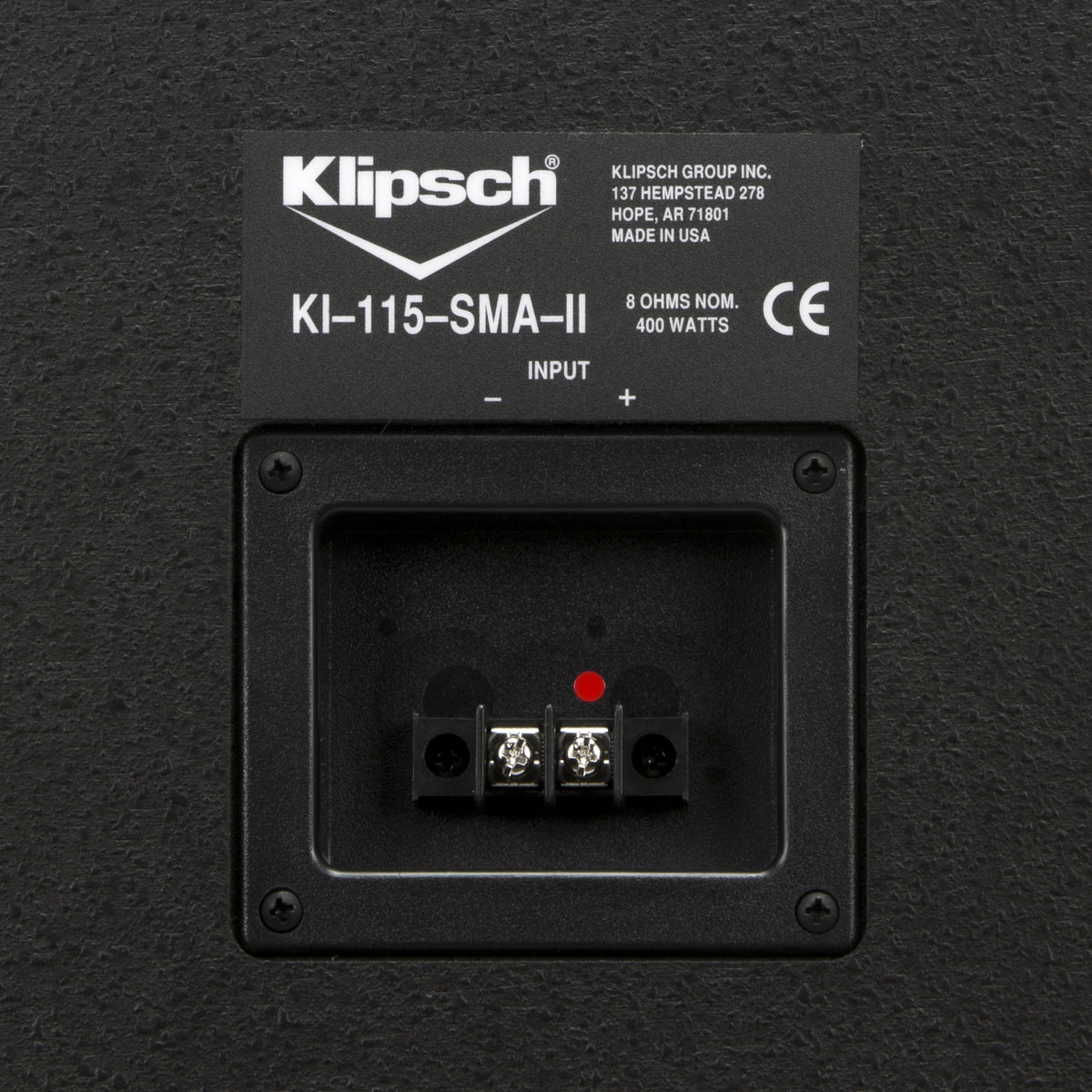 Klipsch KI-115-B-SMA-II Black KI 115 SMA II Input