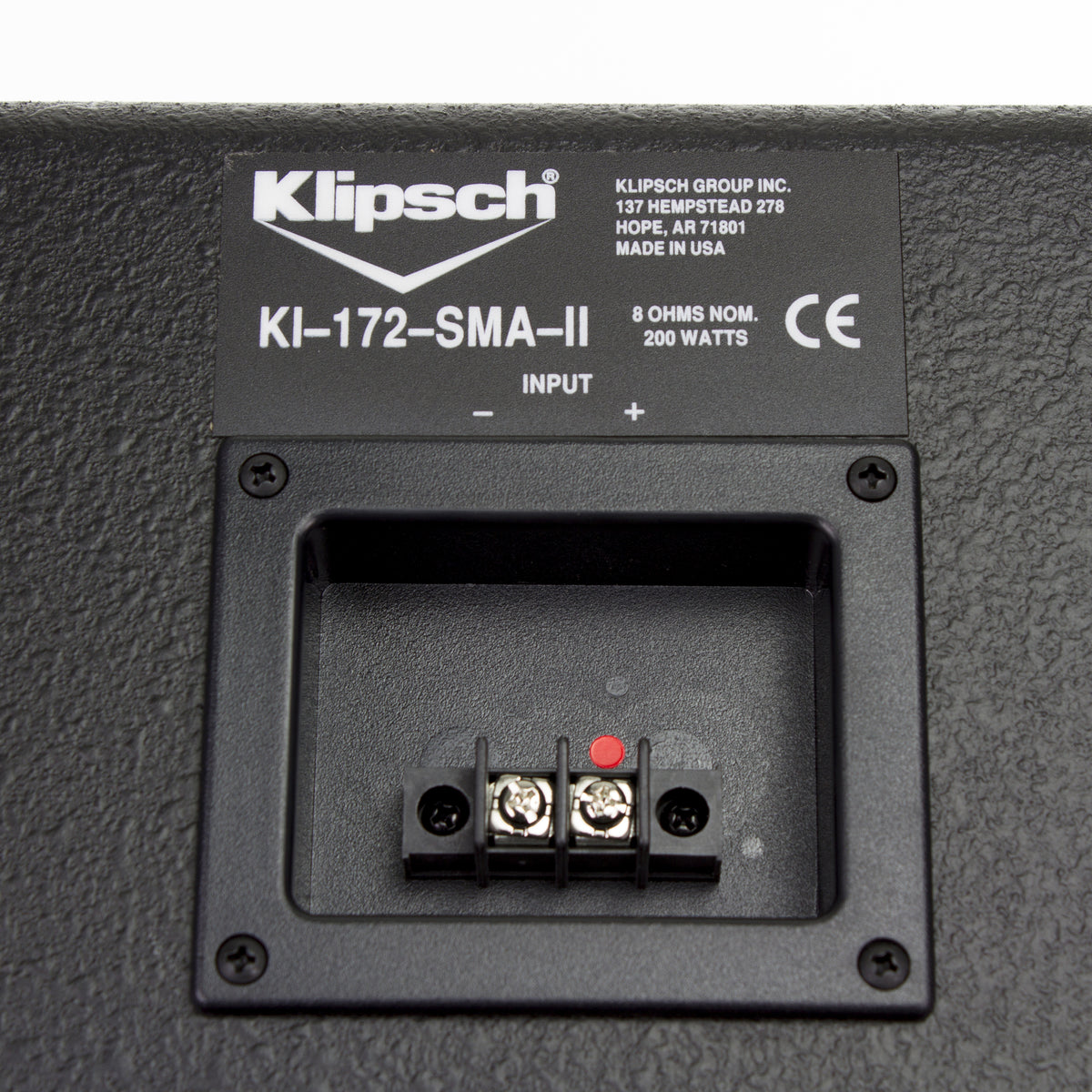 Klipsch KI-172-B-SMA-II Black KI 172 SMA II Input