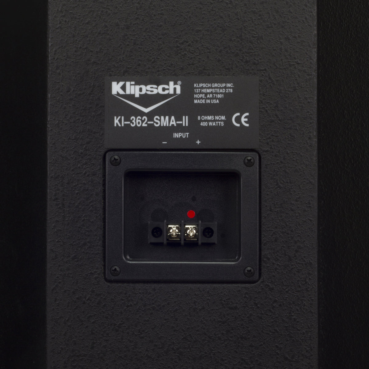 Klipsch KI-362-B-SMA-II Black KI 362 SMA II Input