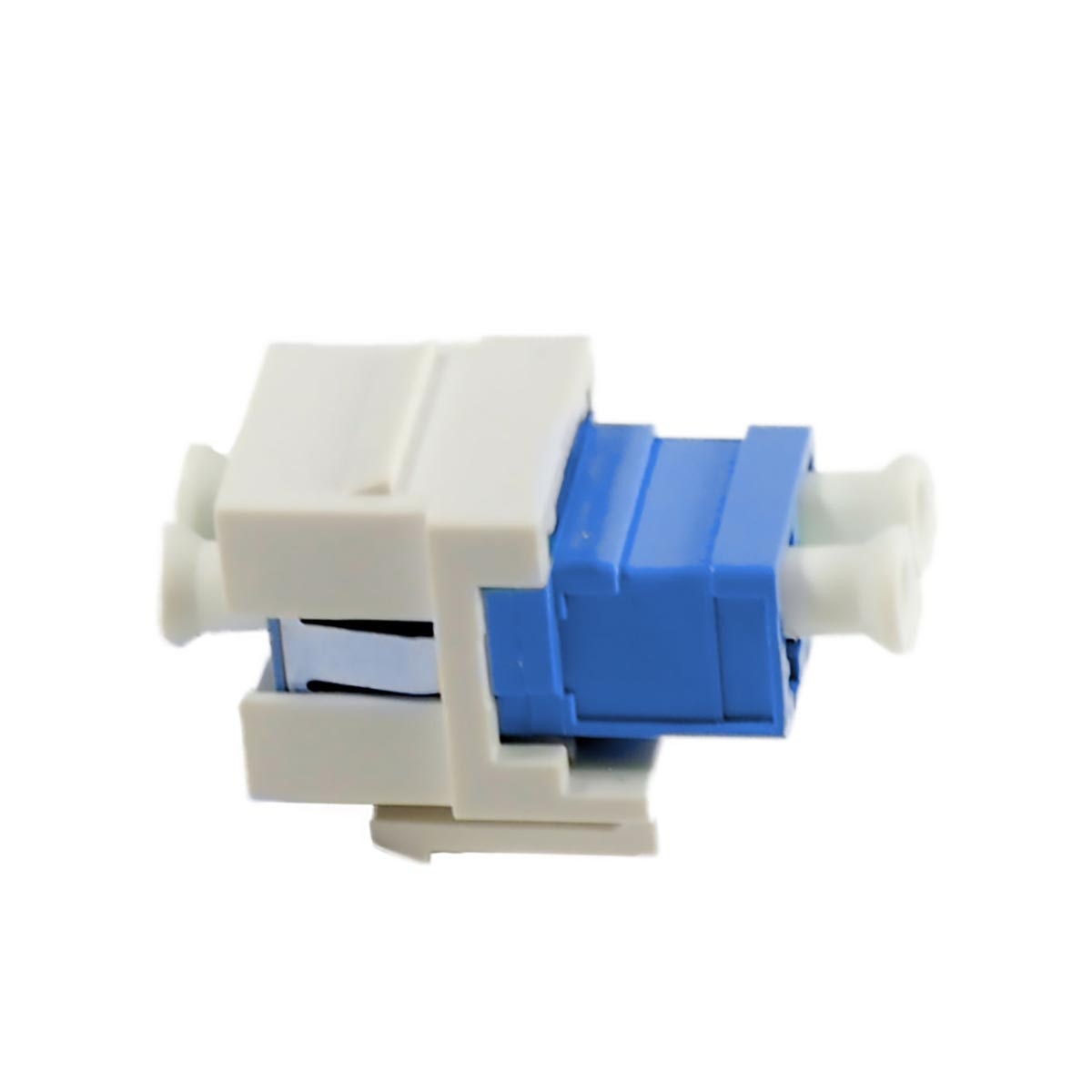 Cleerline SSF-LC-SMKIW Fiber optic keystone insert, Duplex LC to LC, Single-mode, White Per Each
