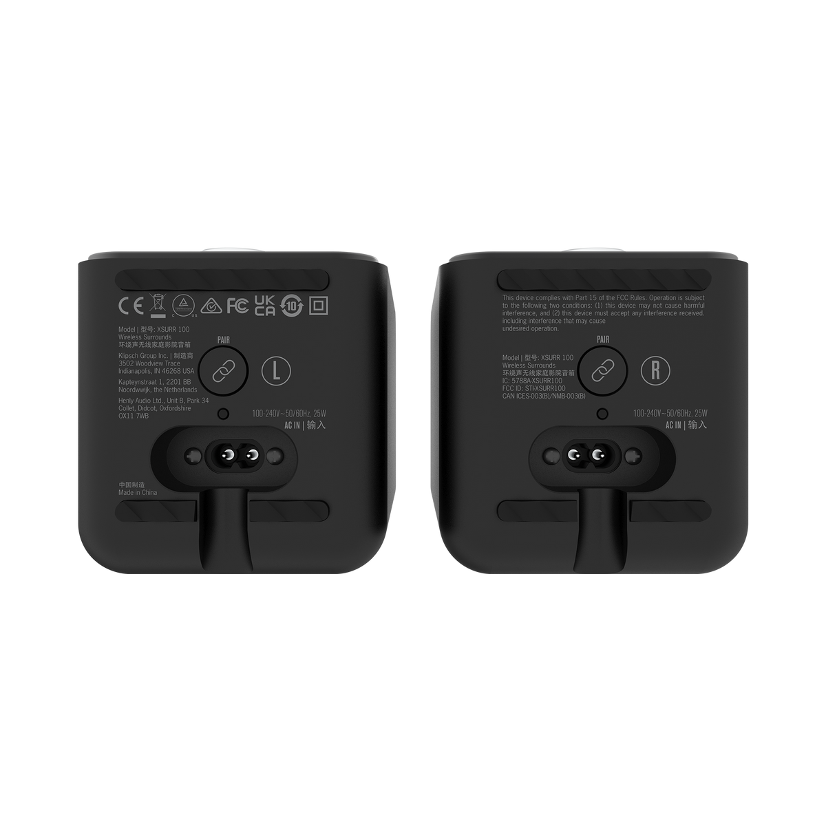 Klipsch Flexus Surrounds NA Black Klipsch Flexus SURR 100 Bottom